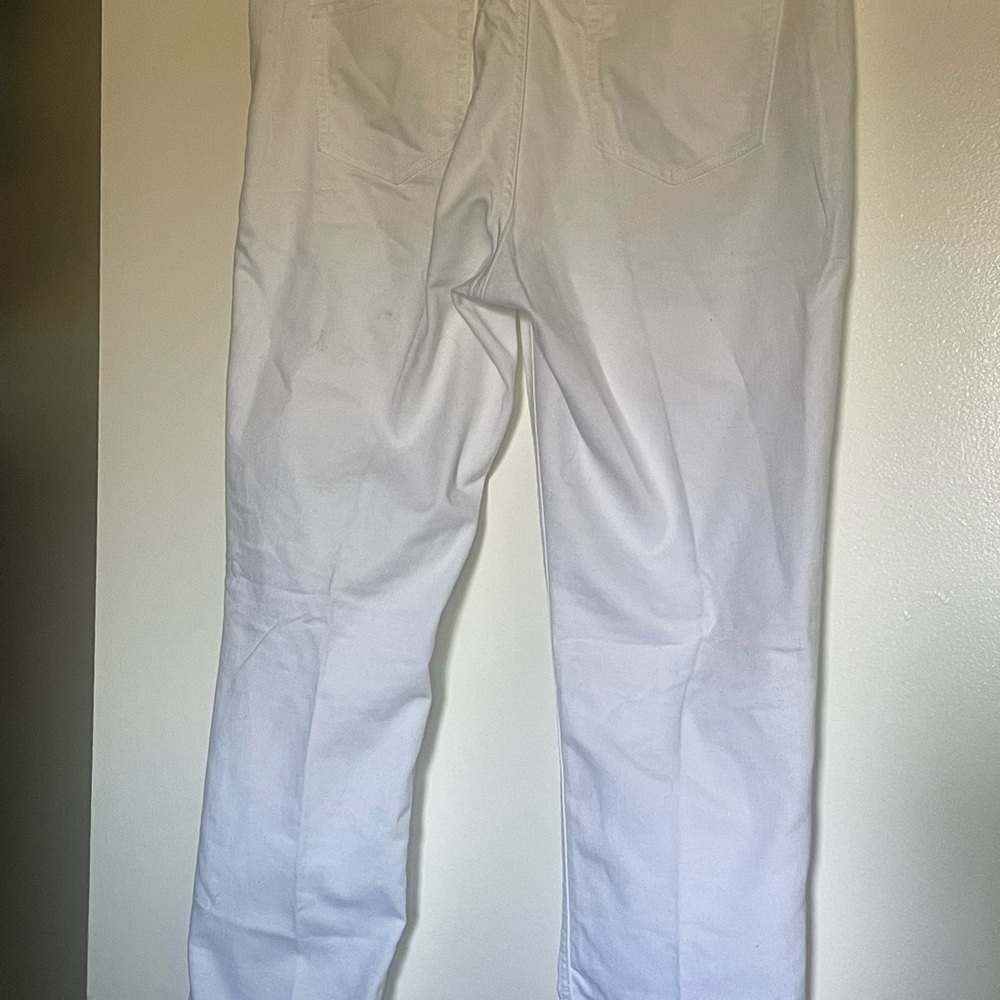 J JILL SIZE 14 stretch White authentic fit/slim pants
